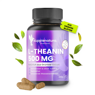 L-Theanin Kapseln - 500mg - Natürlich aus Grüntee