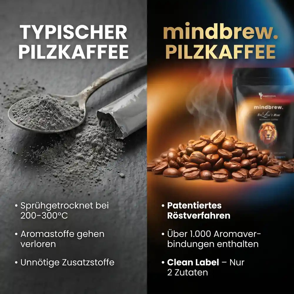 Pilzkaffee Vergleich