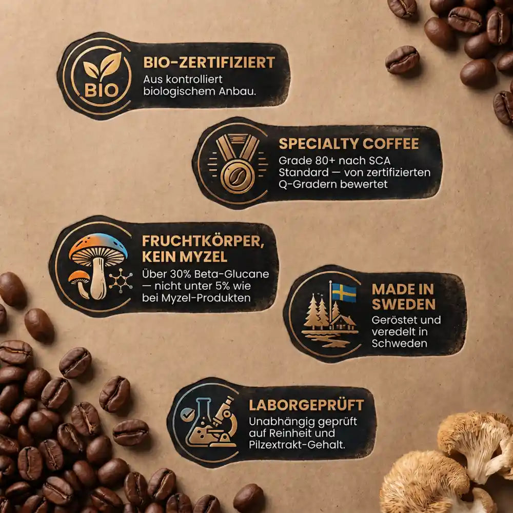 Pilzkaffee Dosis