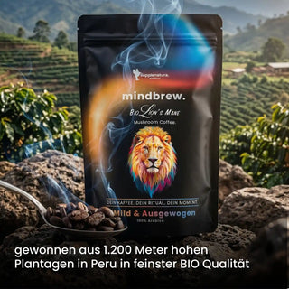 mindbrew. mushroom coffee Lions Mane