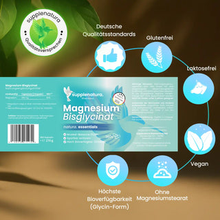 Magnesium Bisglycinat Kapseln - 360 Stück Hochdosiert