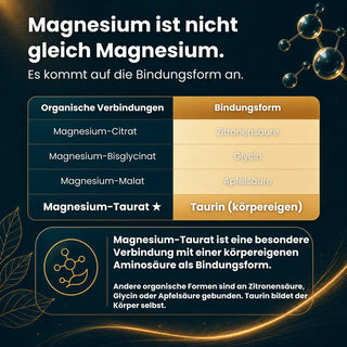 Magnesium Taurat unterschiede 