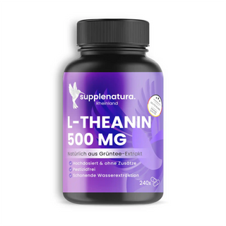 L-Theanin Kapseln - 500mg - Natürlich aus Grüntee