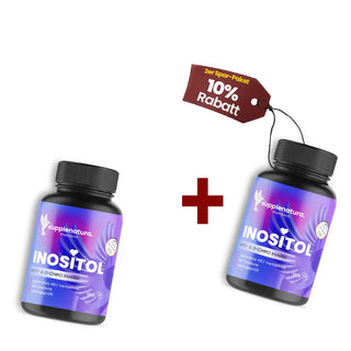 Myo-Inositol Kapseln - 40:1 mit D-Chiro-Inositol, Folsäure, B6 & Chrom