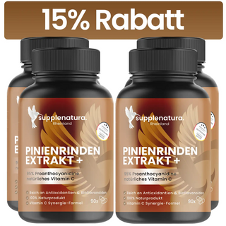 Pinienrindenextrakt Kapseln OPC + Vitamin C