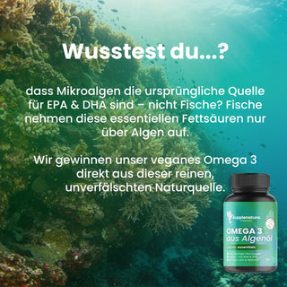Omega 3 Algenöl - Softgel Kapseln - life's™ OMEGA