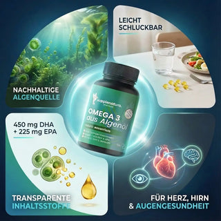 Omega 3 Algenöl - Softgel Kapseln - life's™ OMEGA
