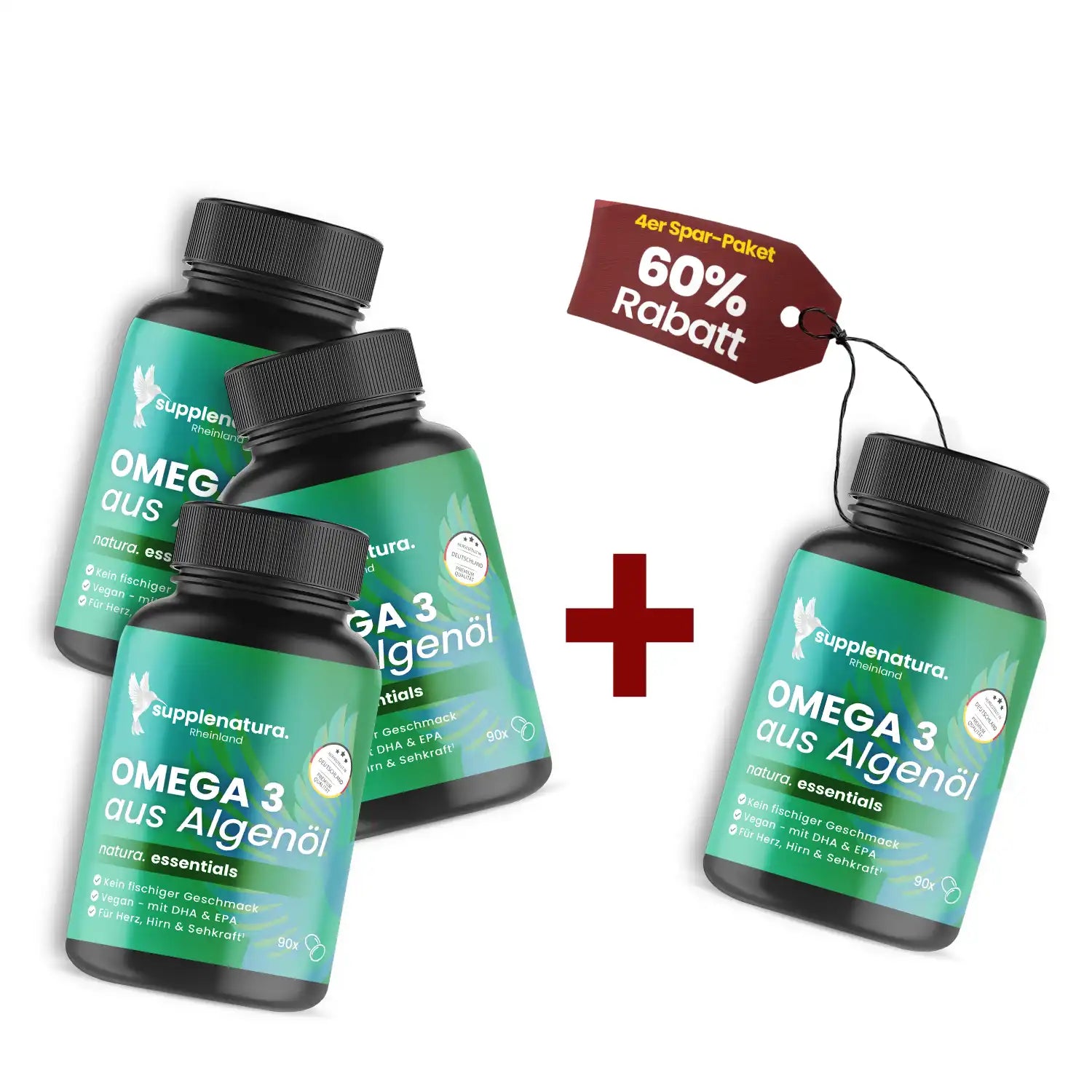 Omega 3 Algenöl: 450mg DHA + 225mg EPA | life's™ OMEGA